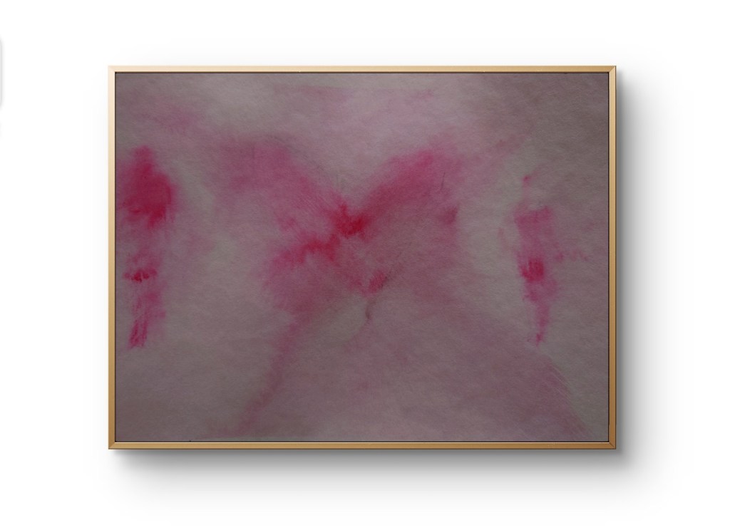 abstract figures in a painting