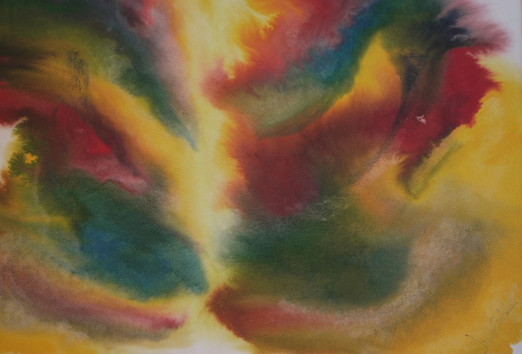 Abstract expressionist artwork